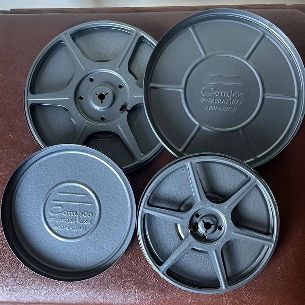 Vintage Compco 8mm film canisters